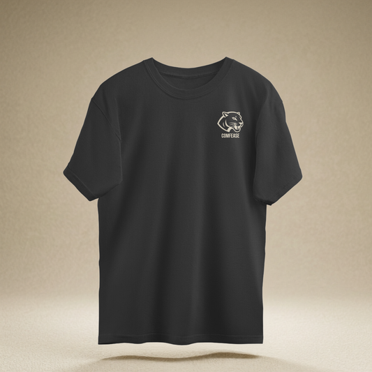 Comfease Wild Spirit Panther Oversized T-Shirt