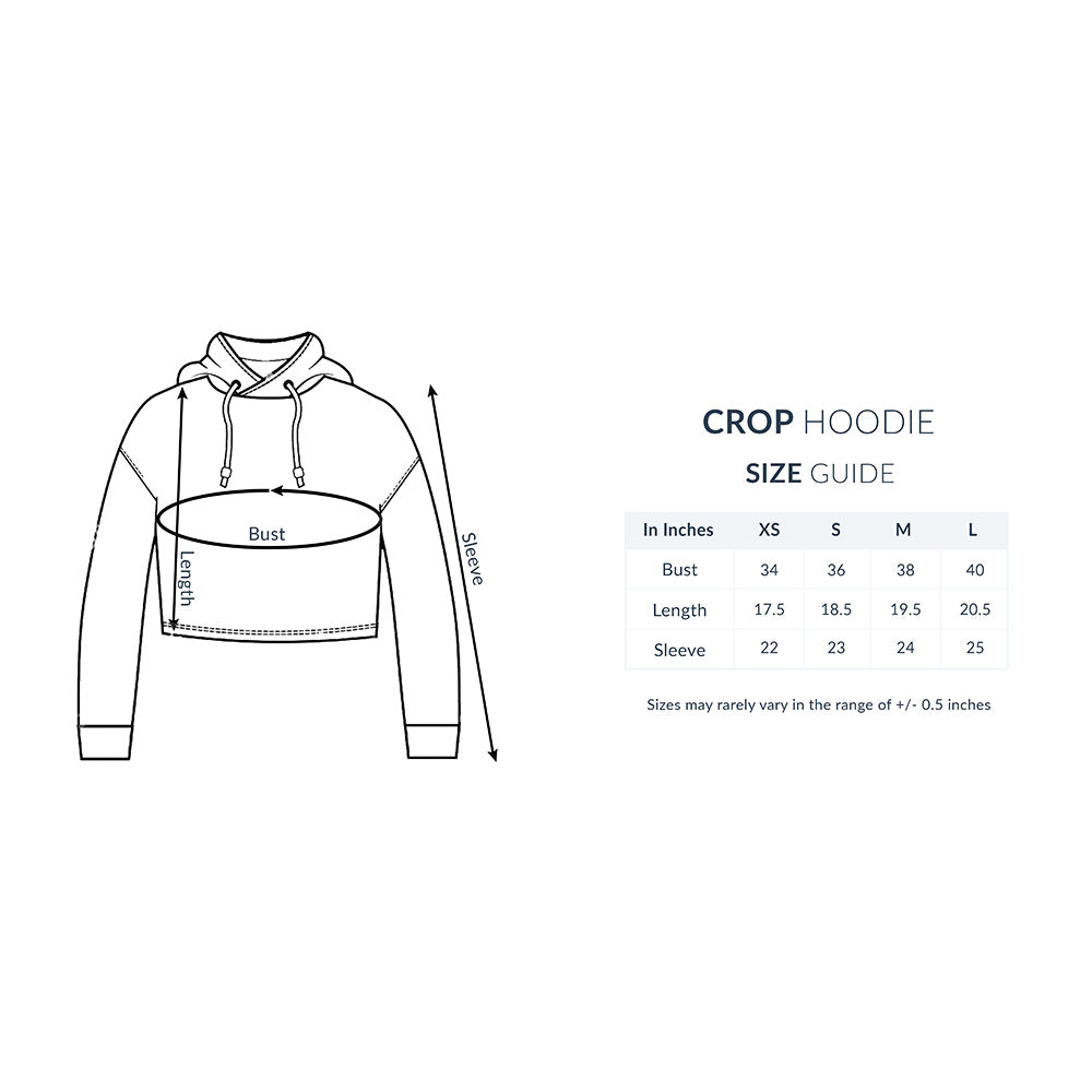 Crop hoodie- hello
