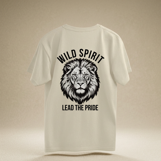 Comfease Wild Spirit Lion Oversized T-Shirt