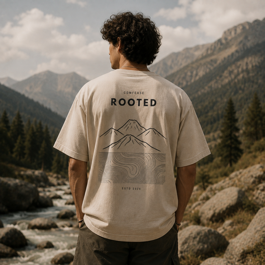 MOUNTAIN | ROOTED Premium Oversized T-Shirt