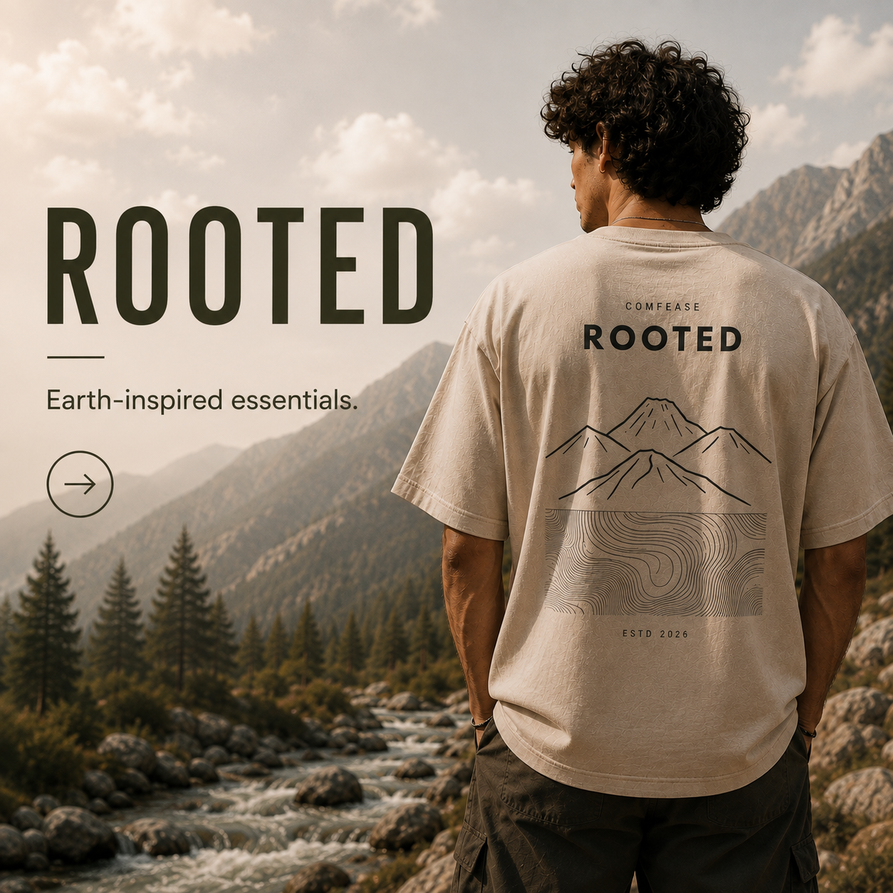 ROOTED | Earth-Inspired T-Shirts