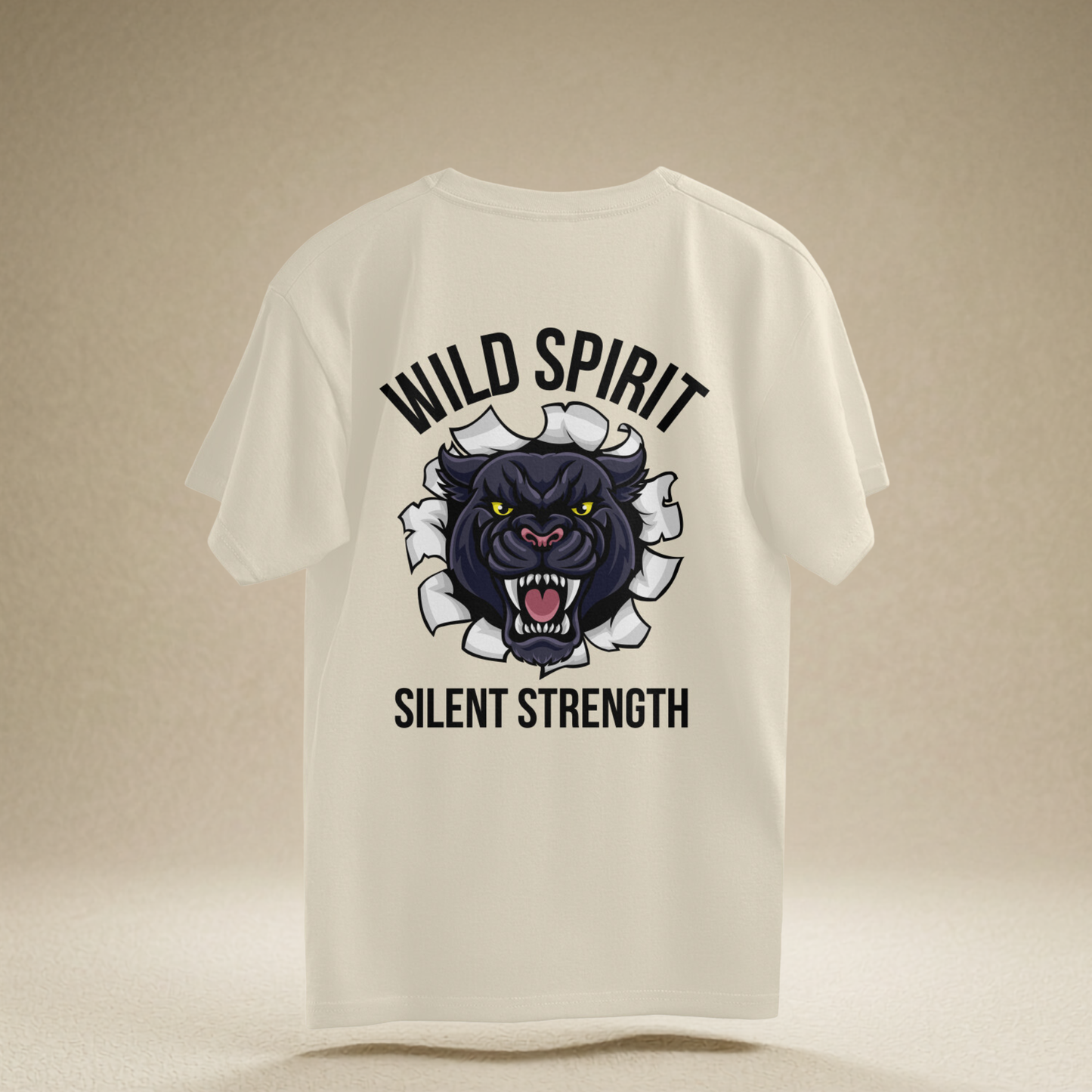 Comfease Wild Spirit Panther Oversized T-Shirt