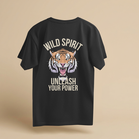 Comfease Wild Spirit Tiger Oversized T-Shirt