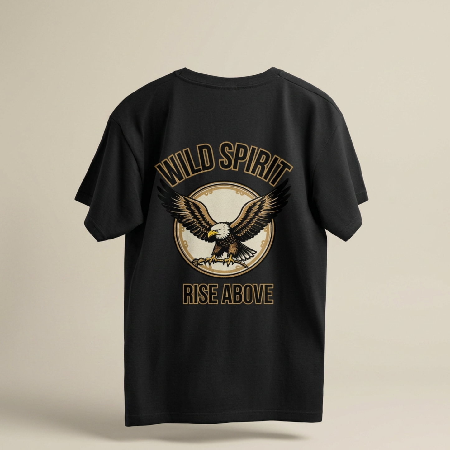 Comfease Wild Spirit Eagle Oversized T-Shirt