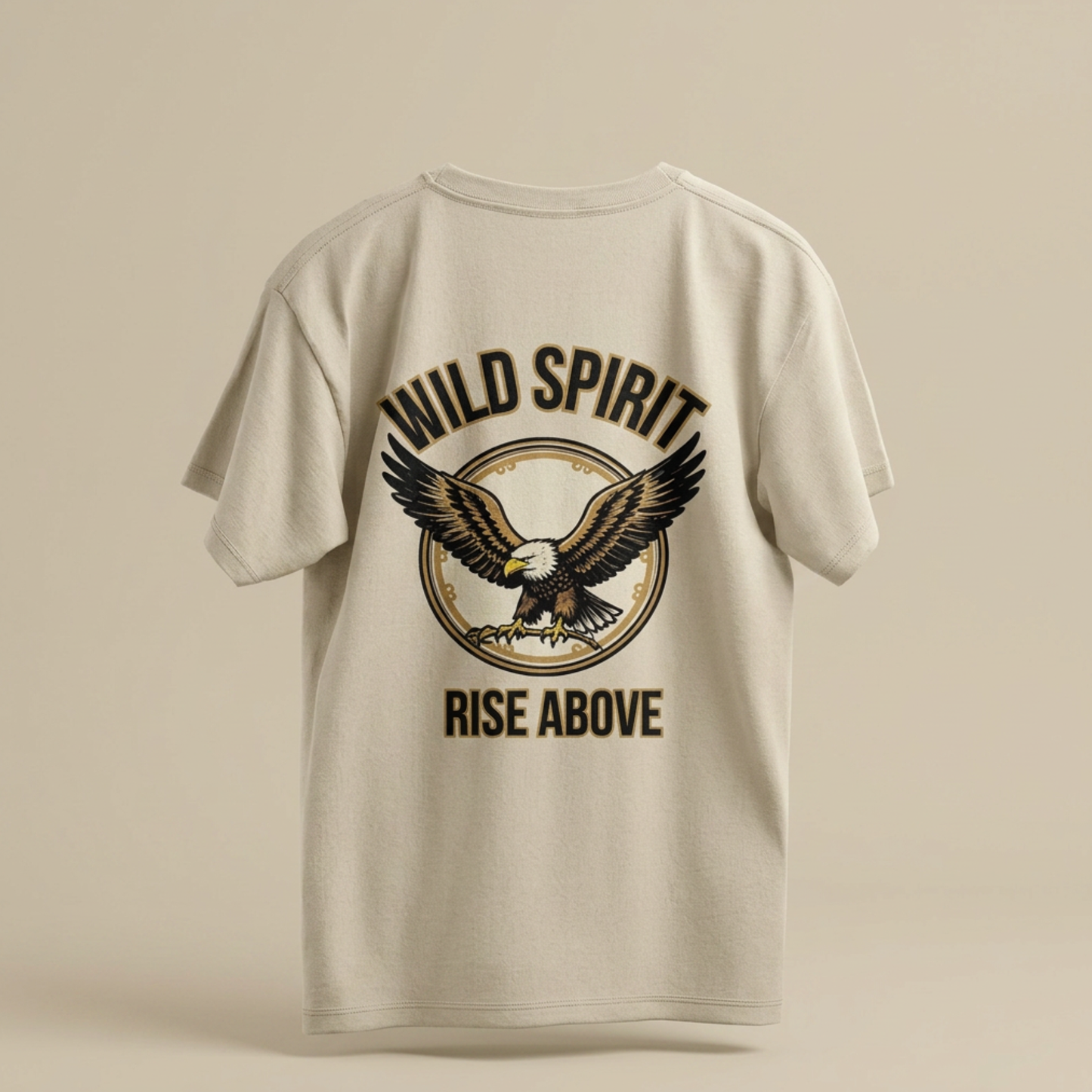 Comfease Wild Spirit Eagle Oversized T-Shirt