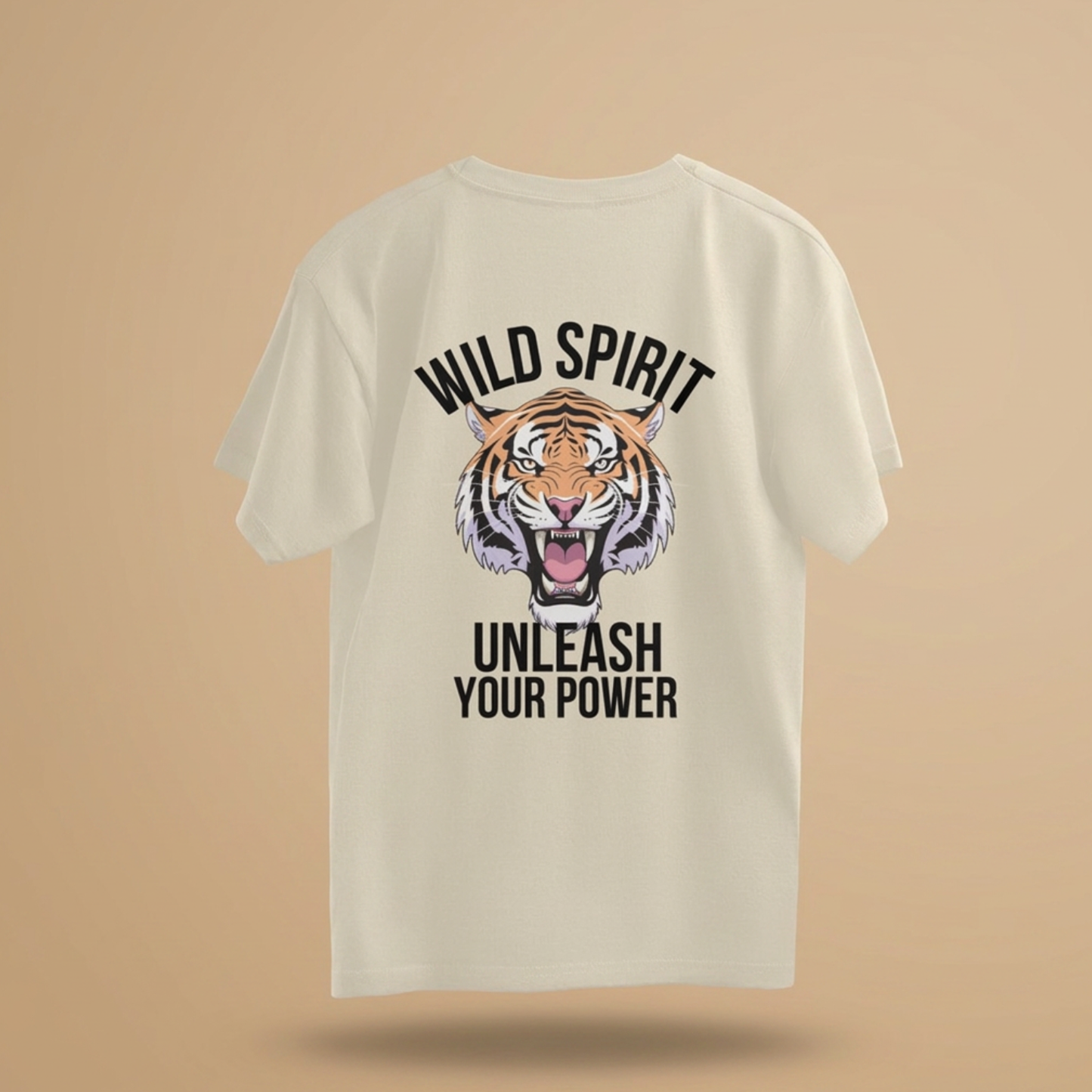 Comfease Wild Spirit Tiger Oversized T-Shirt