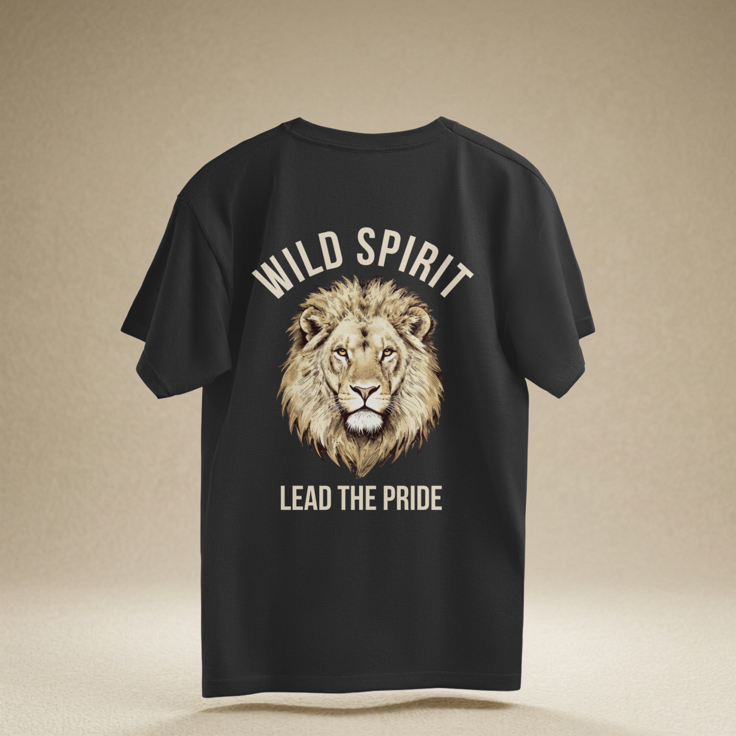 Comfease Wild Spirit Lion Oversized T-Shirt
