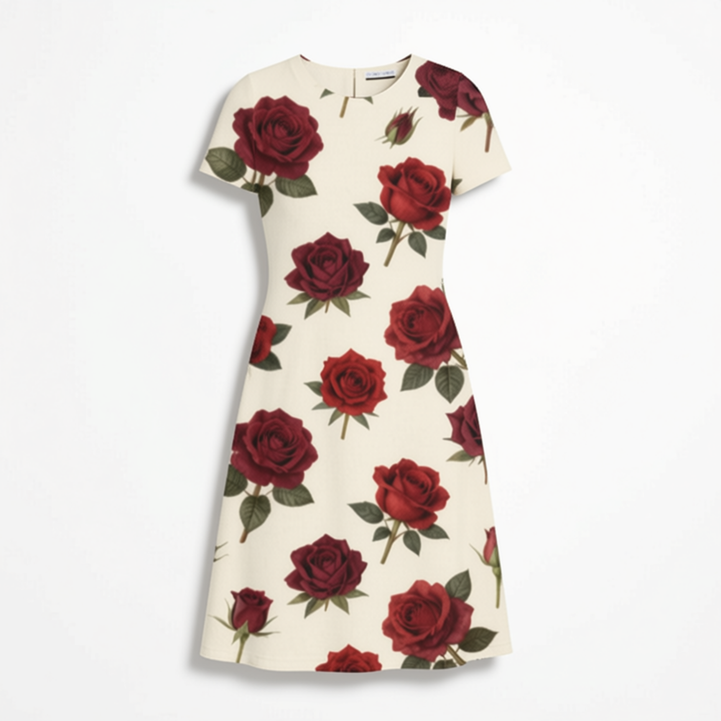 Rose AOP A line Dress