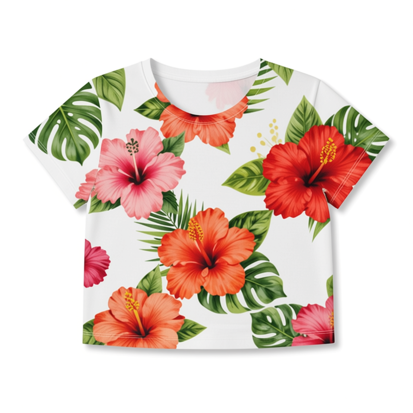 AOP Crop Top