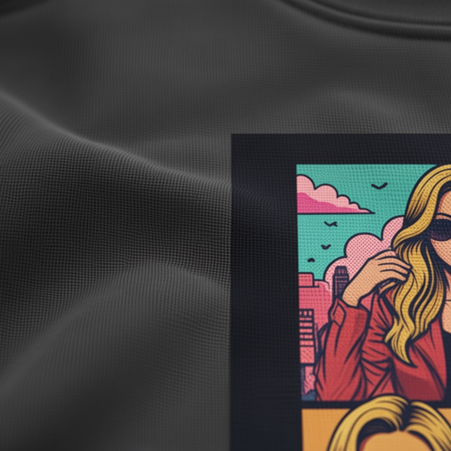 oversized GTA style tee