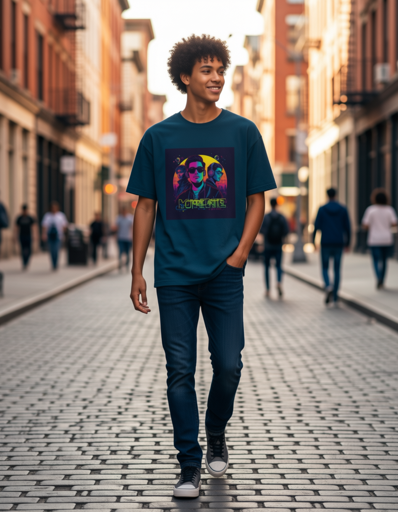 men's k pop tee