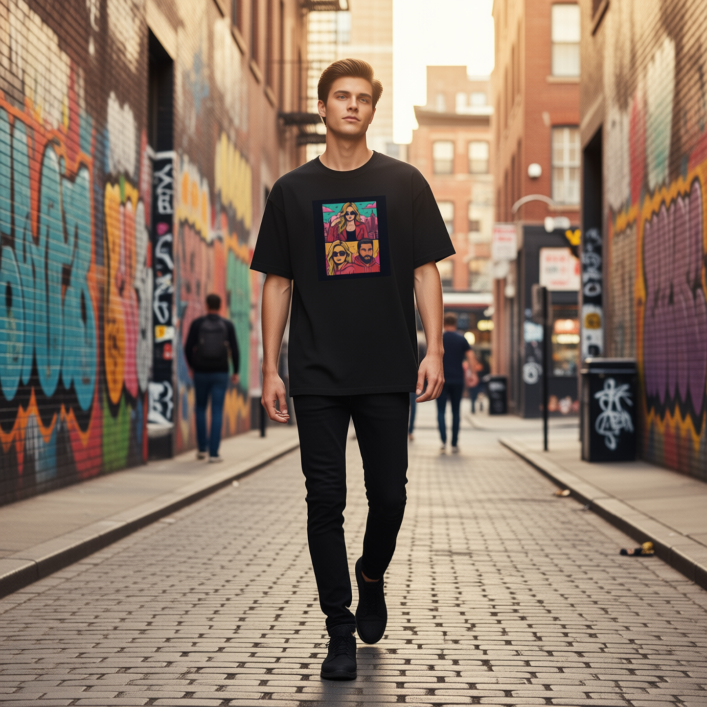 oversized GTA style tee