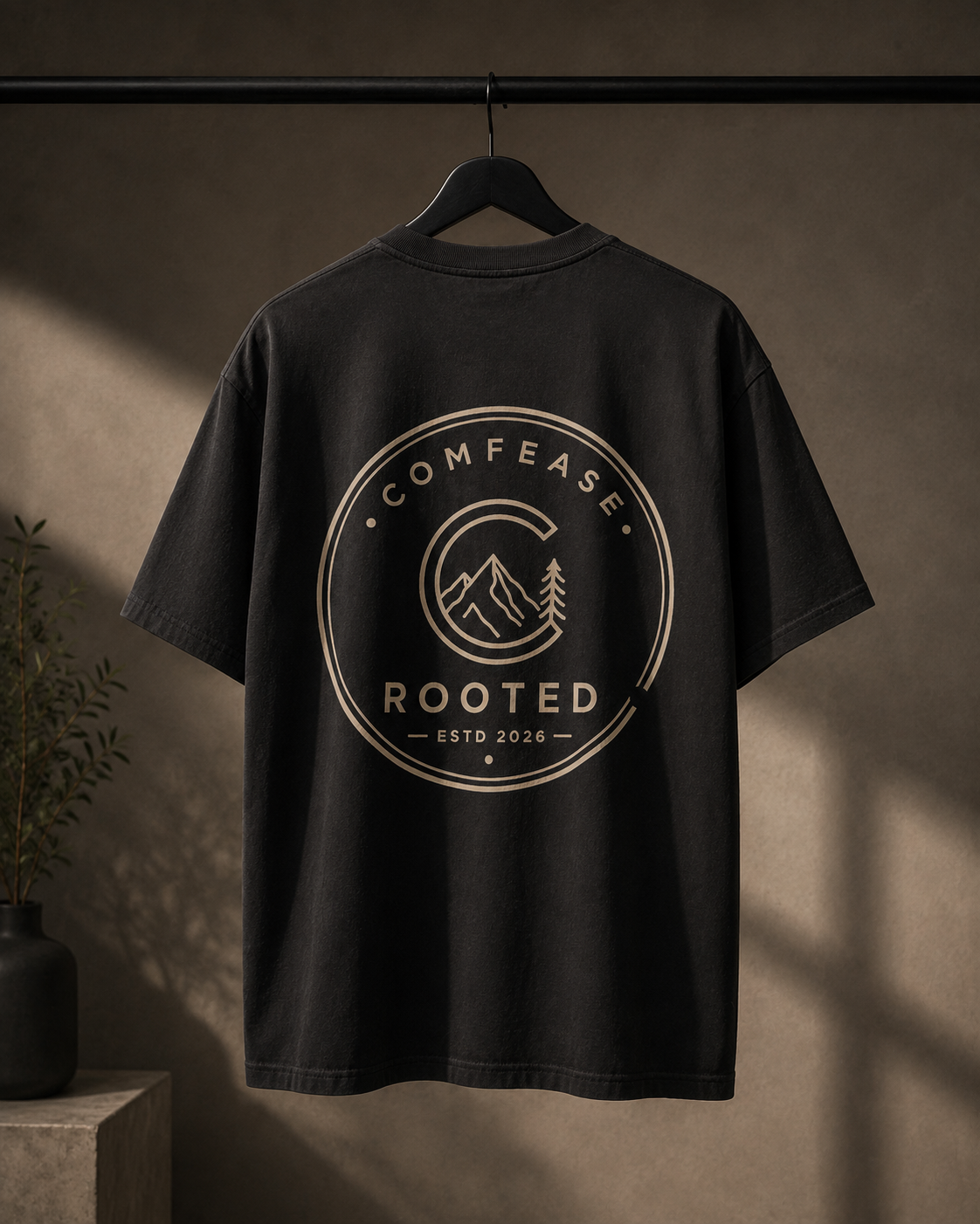 EMBLEM | ROOTED Premium Oversized T-Shirt