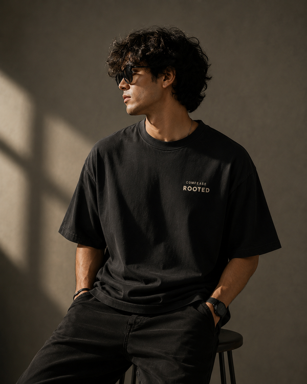 EMBLEM | ROOTED Premium Oversized T-Shirt