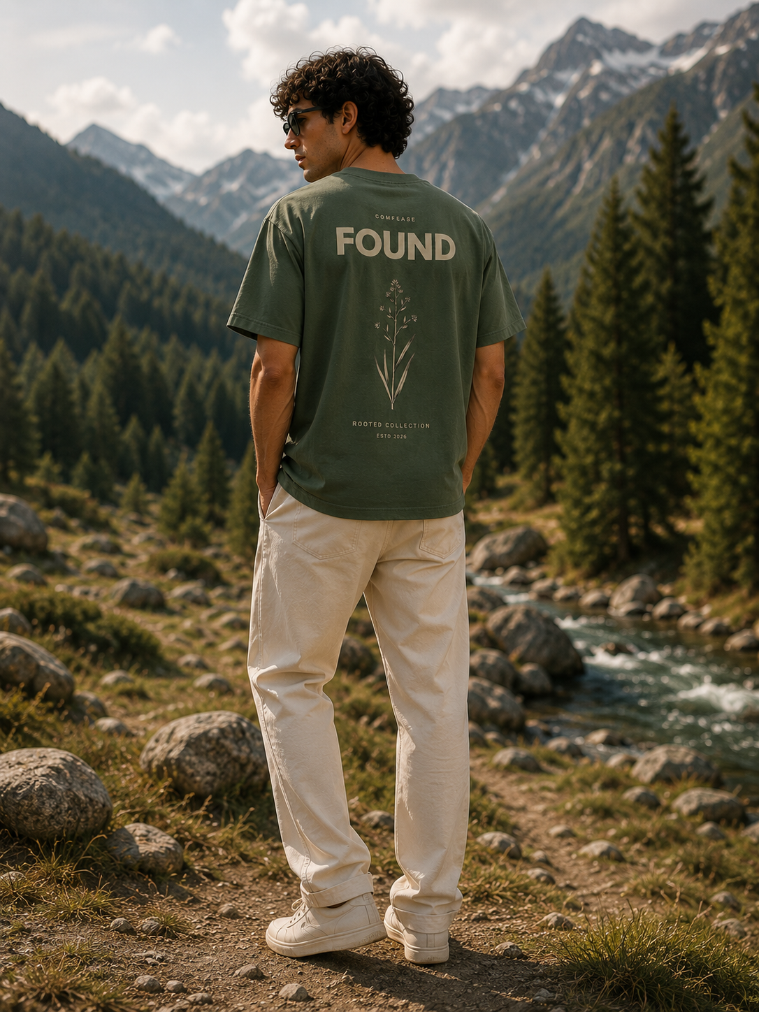 FOUND | ROOTED Premium Oversized T-Shirt