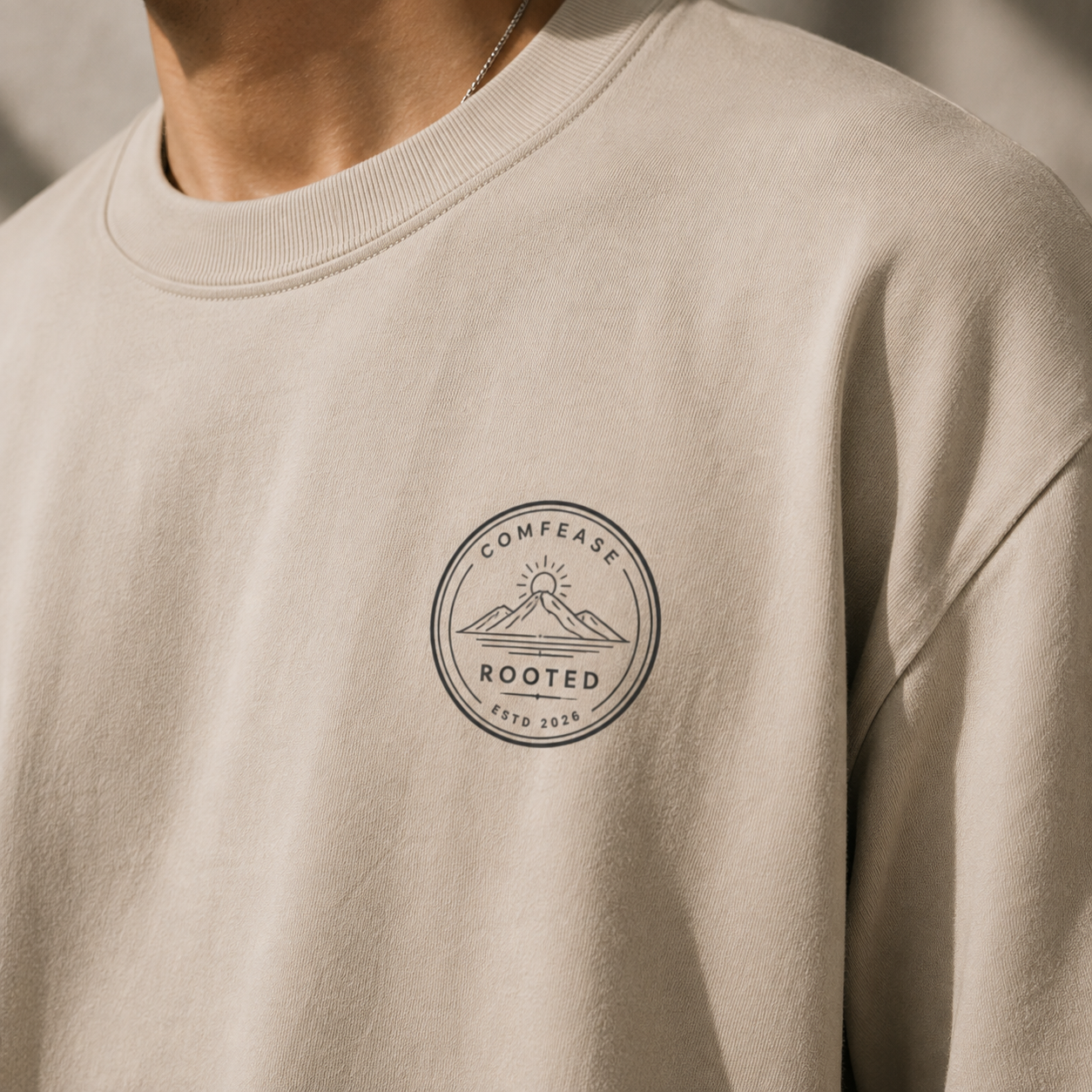 MOUNTAIN | ROOTED Premium Oversized T-Shirt