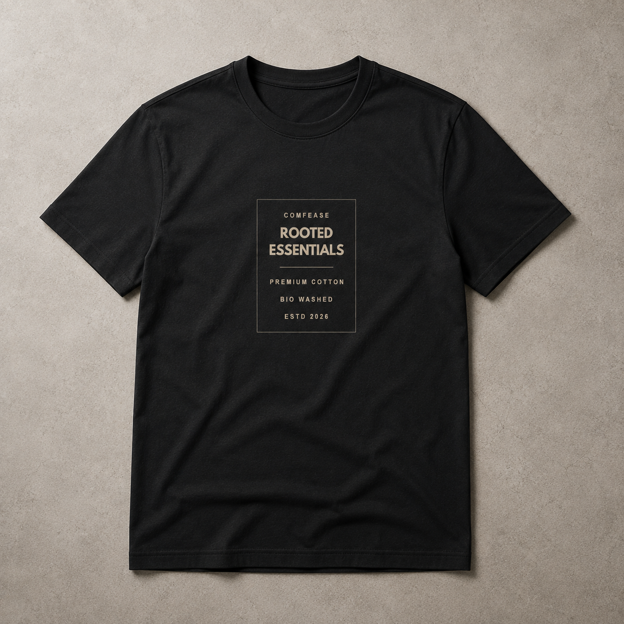 ROOTED FRAME | Essential Regular T-Shirt
