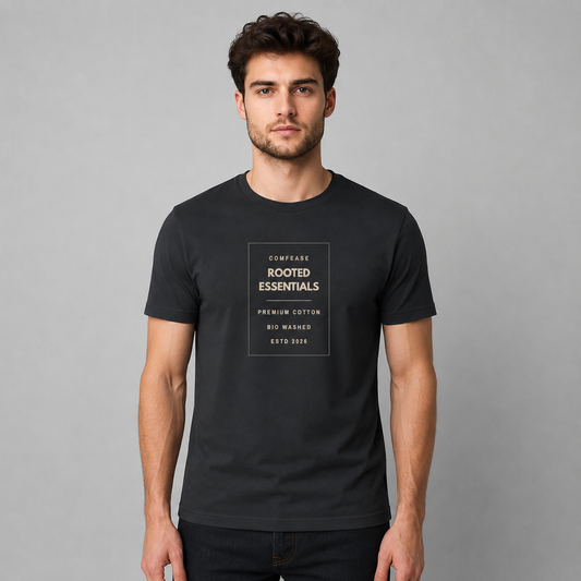 ROOTED FRAME | Essential Regular T-Shirt