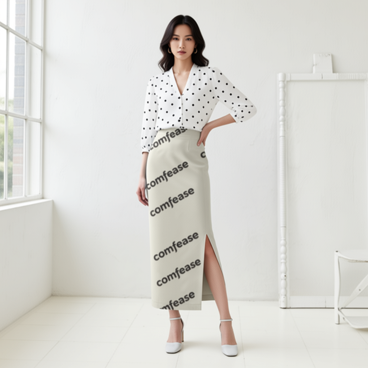 Aop Pencil Skirt