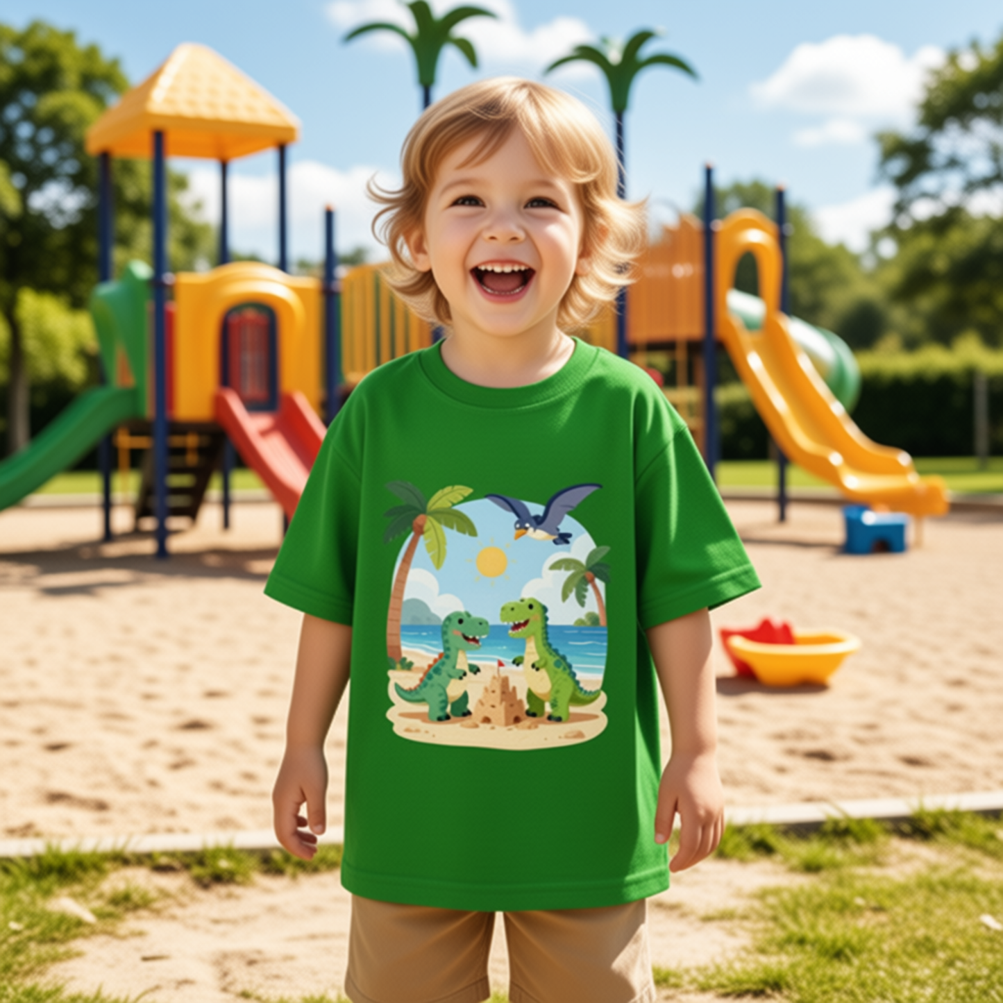 Boy's Crew Neck T-Shirt