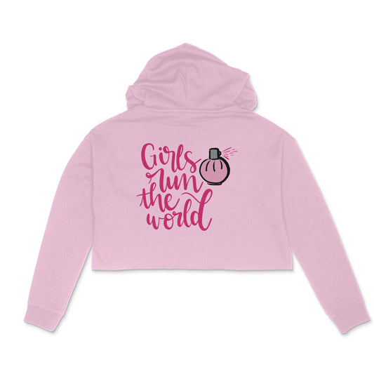 Girls Run Crop Hoodie – 320 GSM Soft Cotton