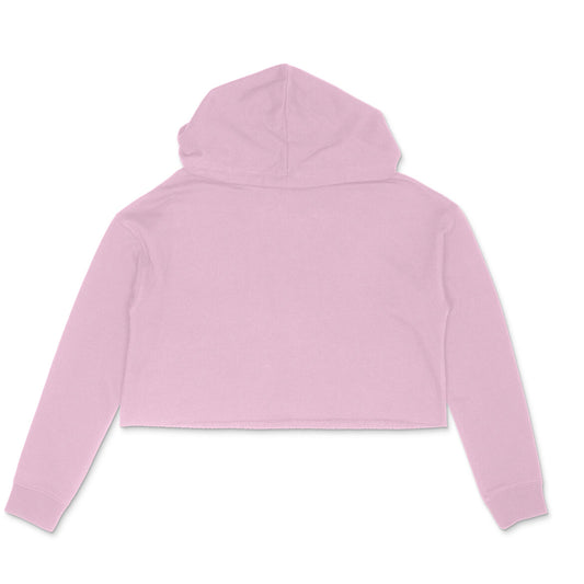 Girls Run Crop Hoodie – 320 GSM Soft Cotton
