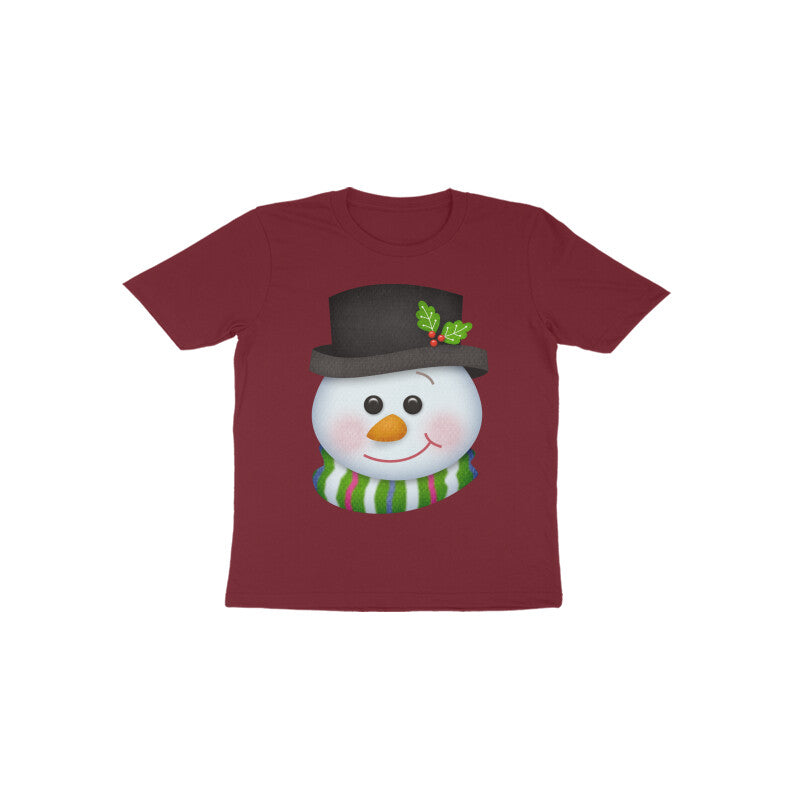 toddler- snowman face