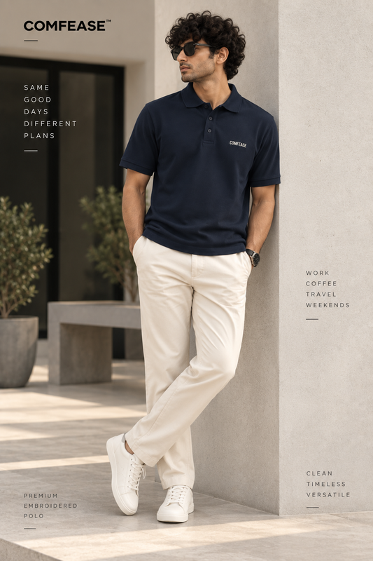 COMFEASE Signature Embroidered Polo